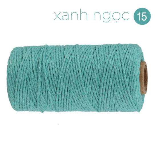 Dây thừng cotton làm macrame loại 2mm