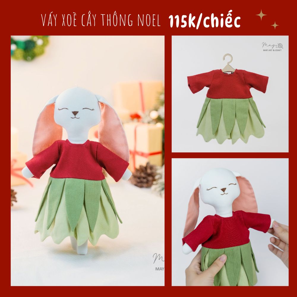 Váy xòe cây thông noel