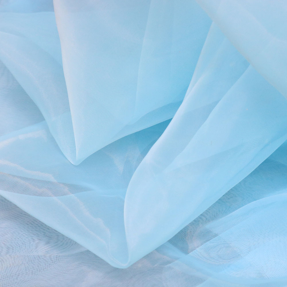 Vải voan kính khổ 50x150cm - trắng