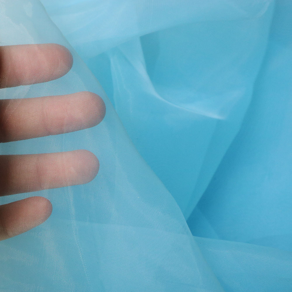 Vải voan kính khổ 50x150cm - trắng