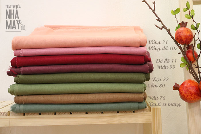 Vải linen bột 50x140cm