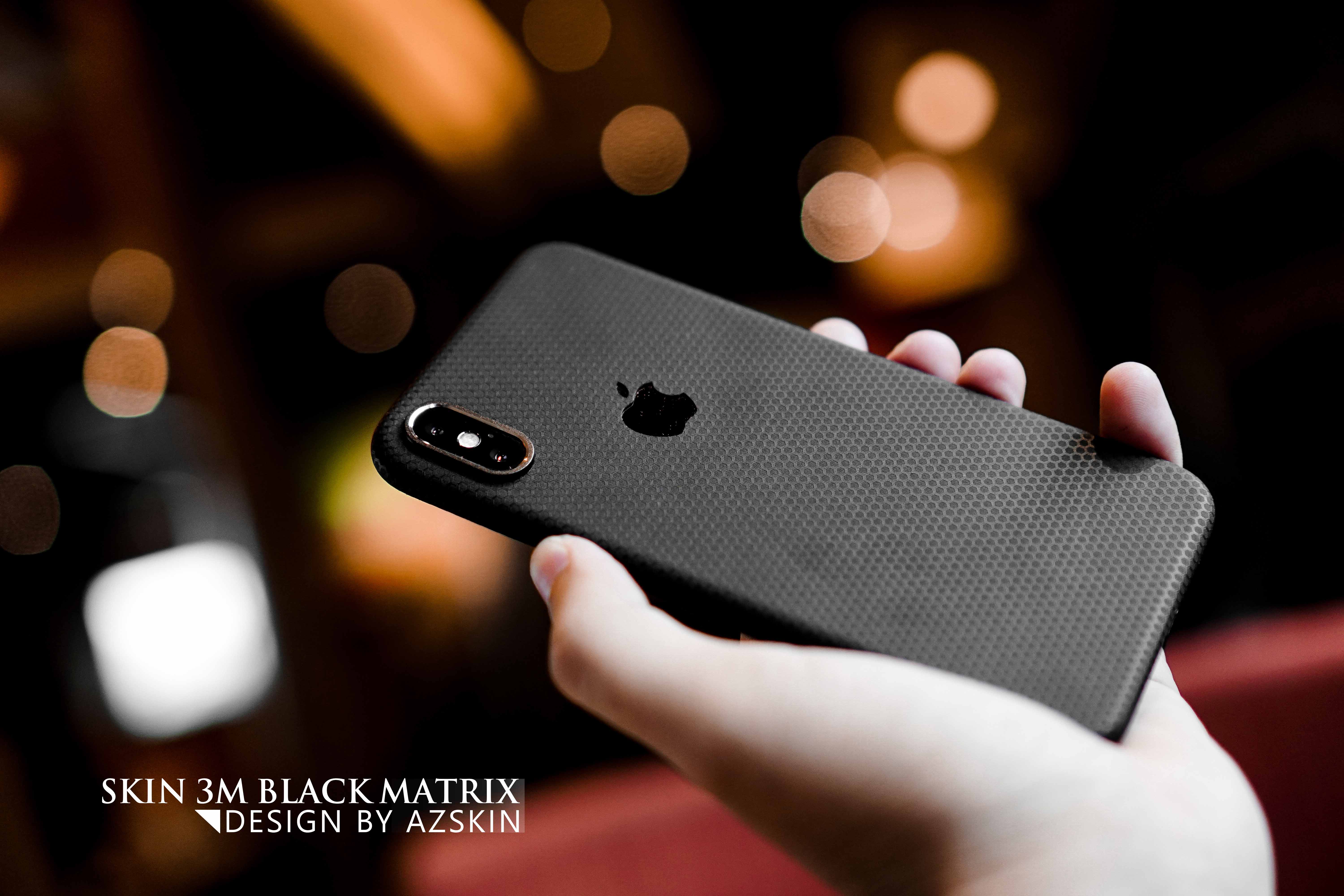 skin 3m black matrix iphone