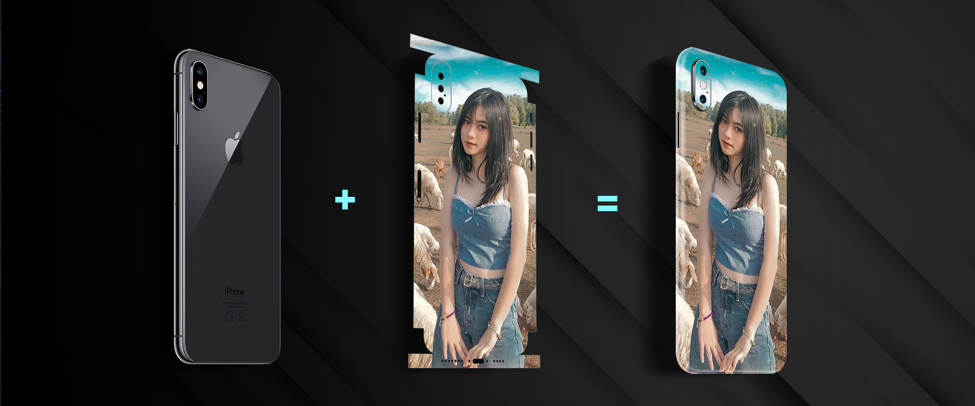 skin in hình theo yêu cầu cho iphone