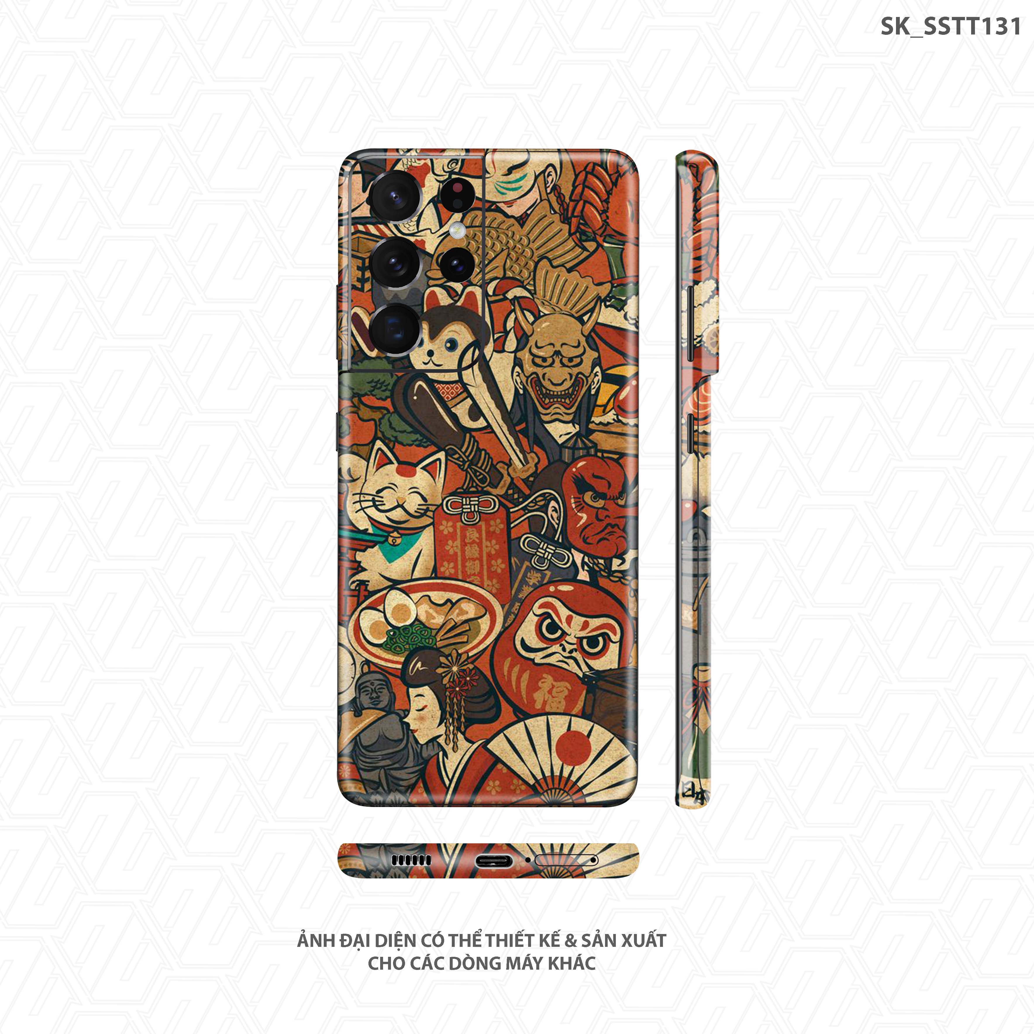 Dán skin Samurai giúp bạn sở hữu một chiếc điện thoại độc đáo với phong cách cổ điển Nhật Bản. Với thiết kế đặc sắc, skin Samurai sẽ là món đồ lý tưởng để trang trí cho chiếc smartphone của bạn. Bấm vào hình ảnh để khám phá nhiều mẫu skin khác nhau và tạo nên phong cách riêng cho mình.