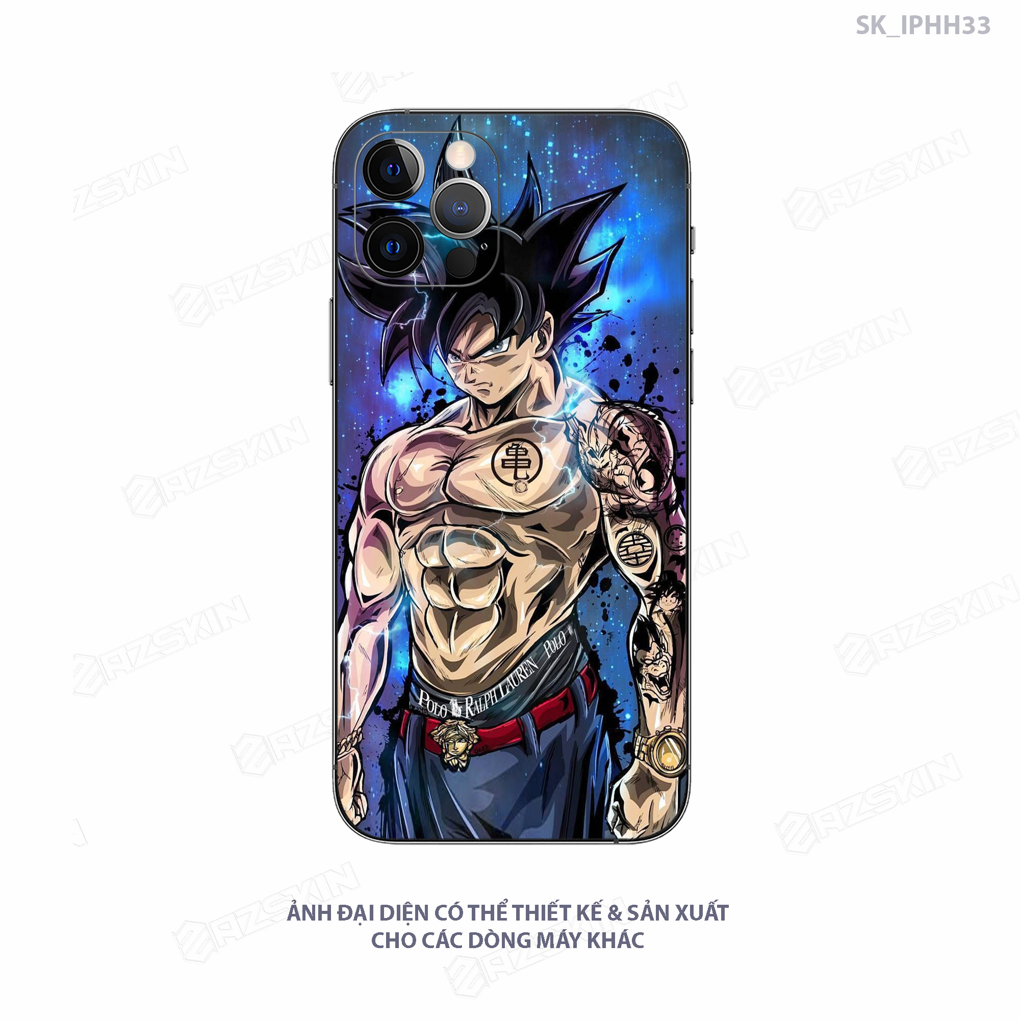 Dán Skin IPhone Chủ Đề Anime  | Chất Liệu PVC Cao Cấp