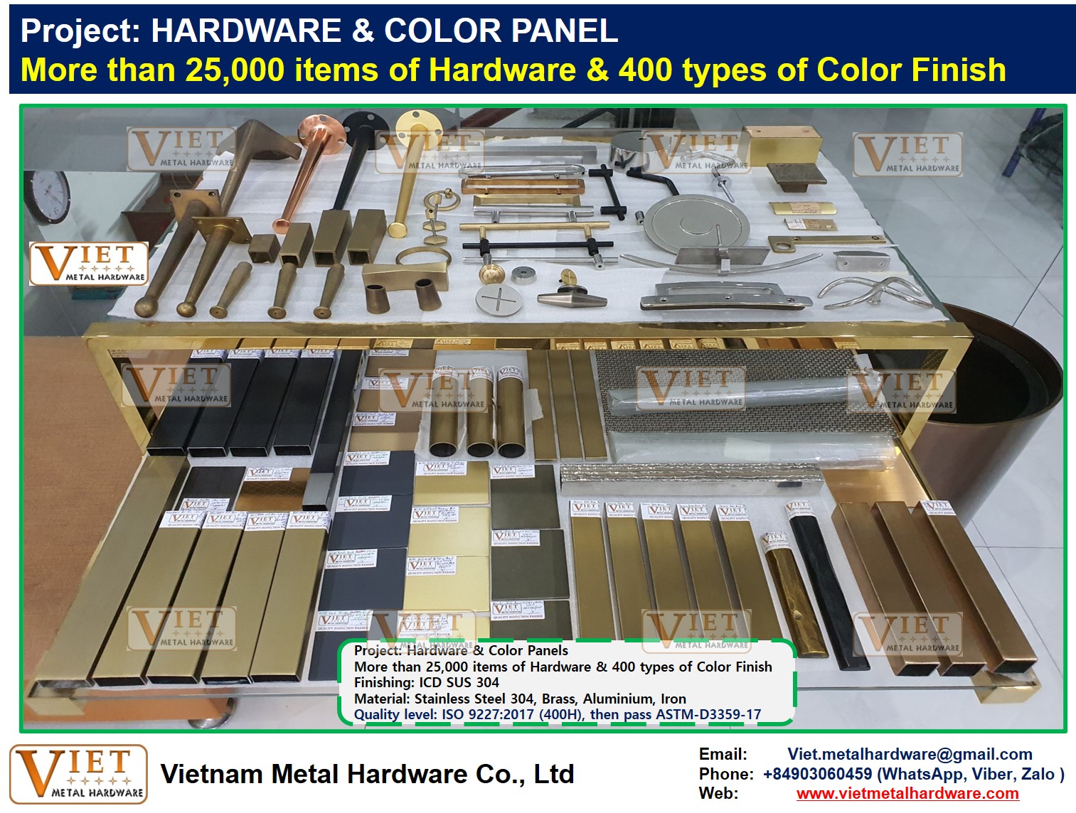 HARDWARE & COLOR PANEL - VIETNAM METAL HARDWARE CO., LTD