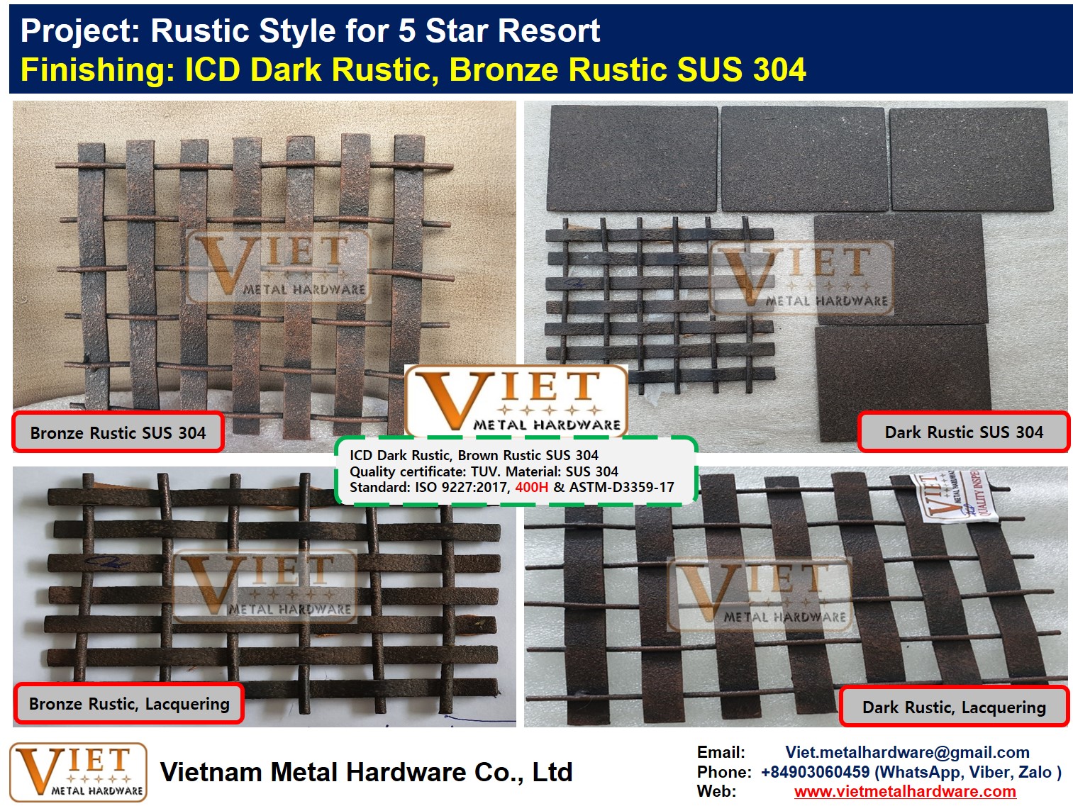ICD Wire Mesh Rustic Style on SUS 304