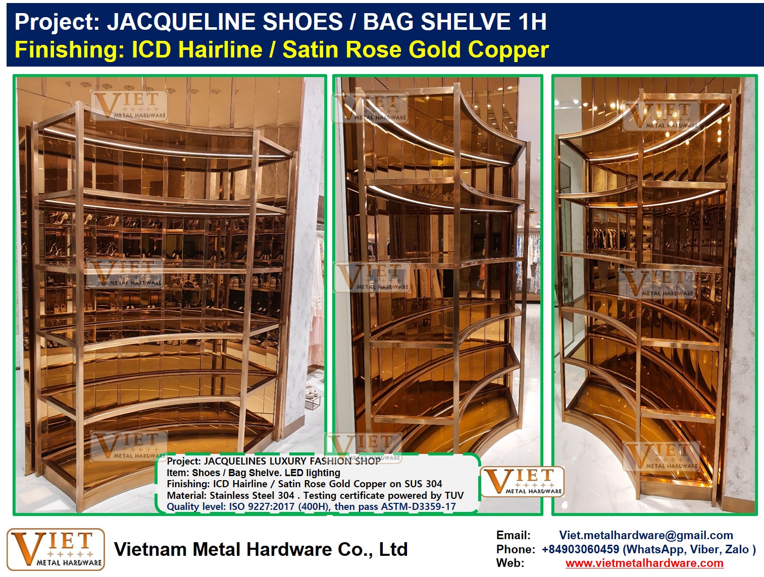 JACQUELINE SHOES / BAG SHELVE 1H