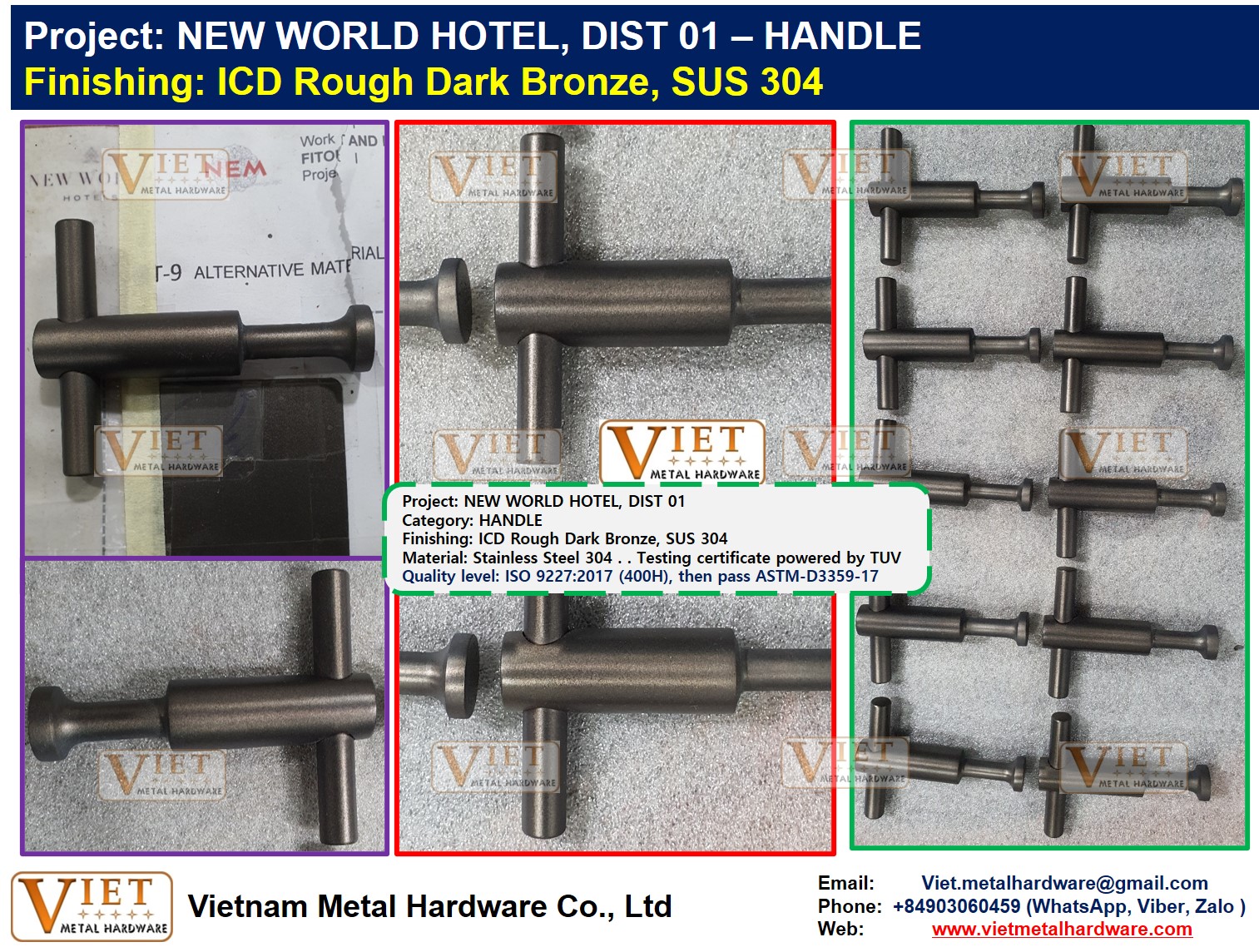 Forged / Hammered Cast Burnished Burnished Brass, Bronze, Dark Bronze,  Champagne Ball Handle - VIETNAM METAL HARDWARE CO., LTD