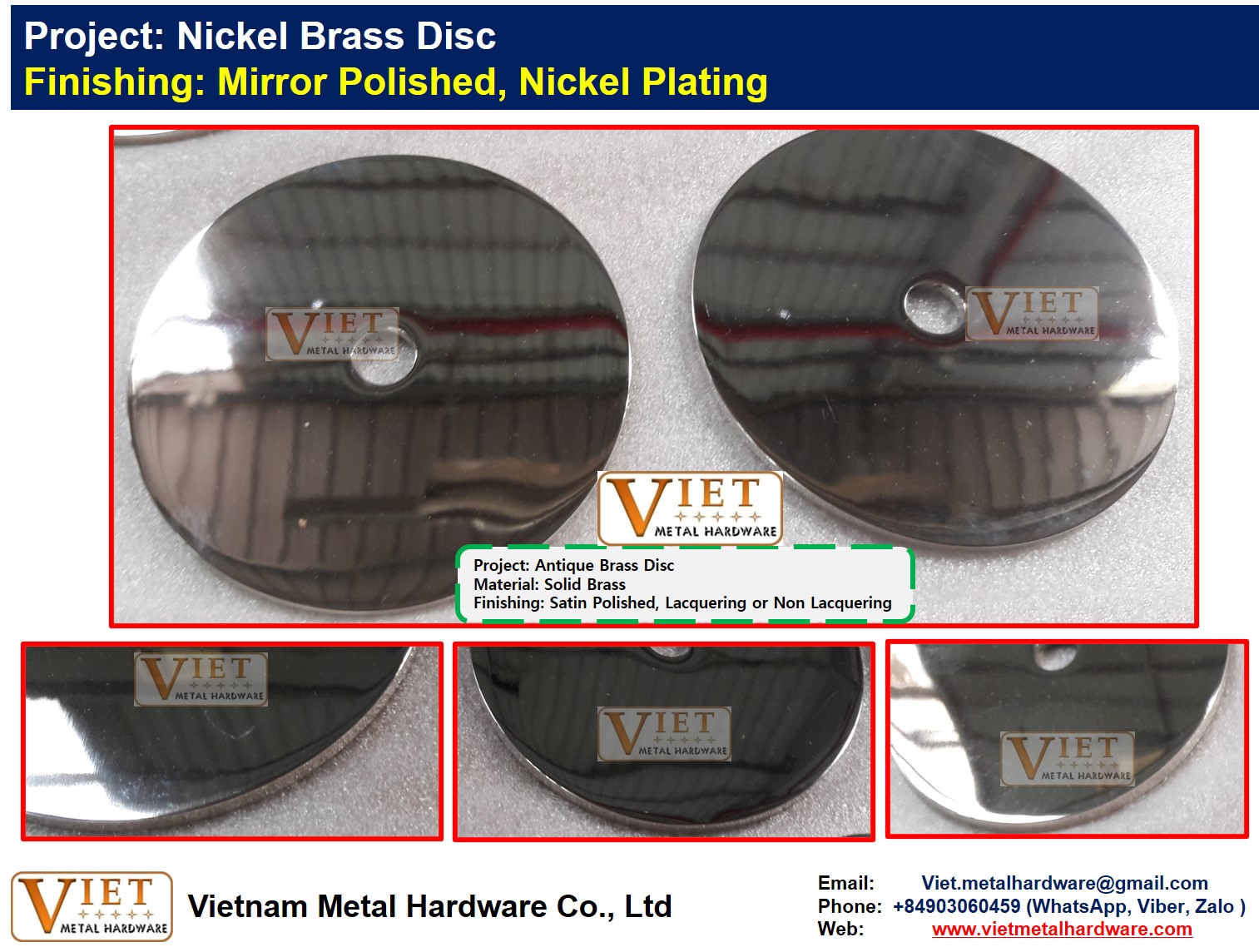 Nickel Brass Disc