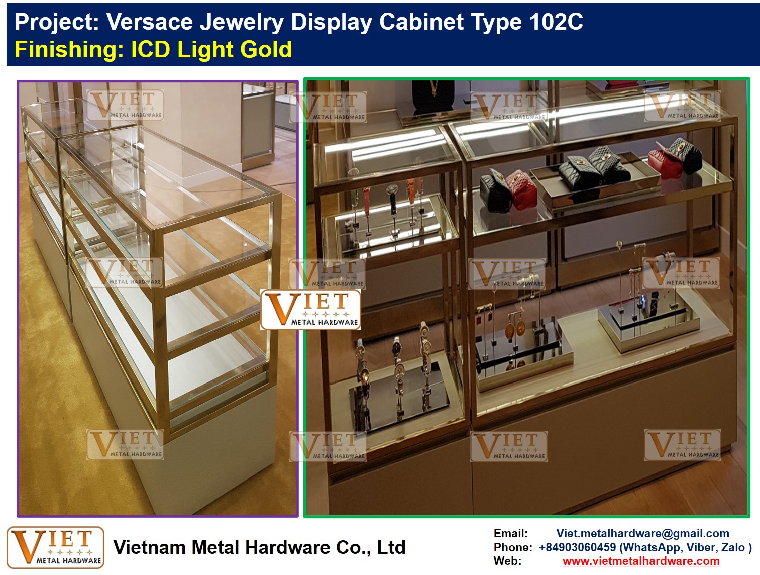 Versace Jewelry Display Cabinet Type 102C