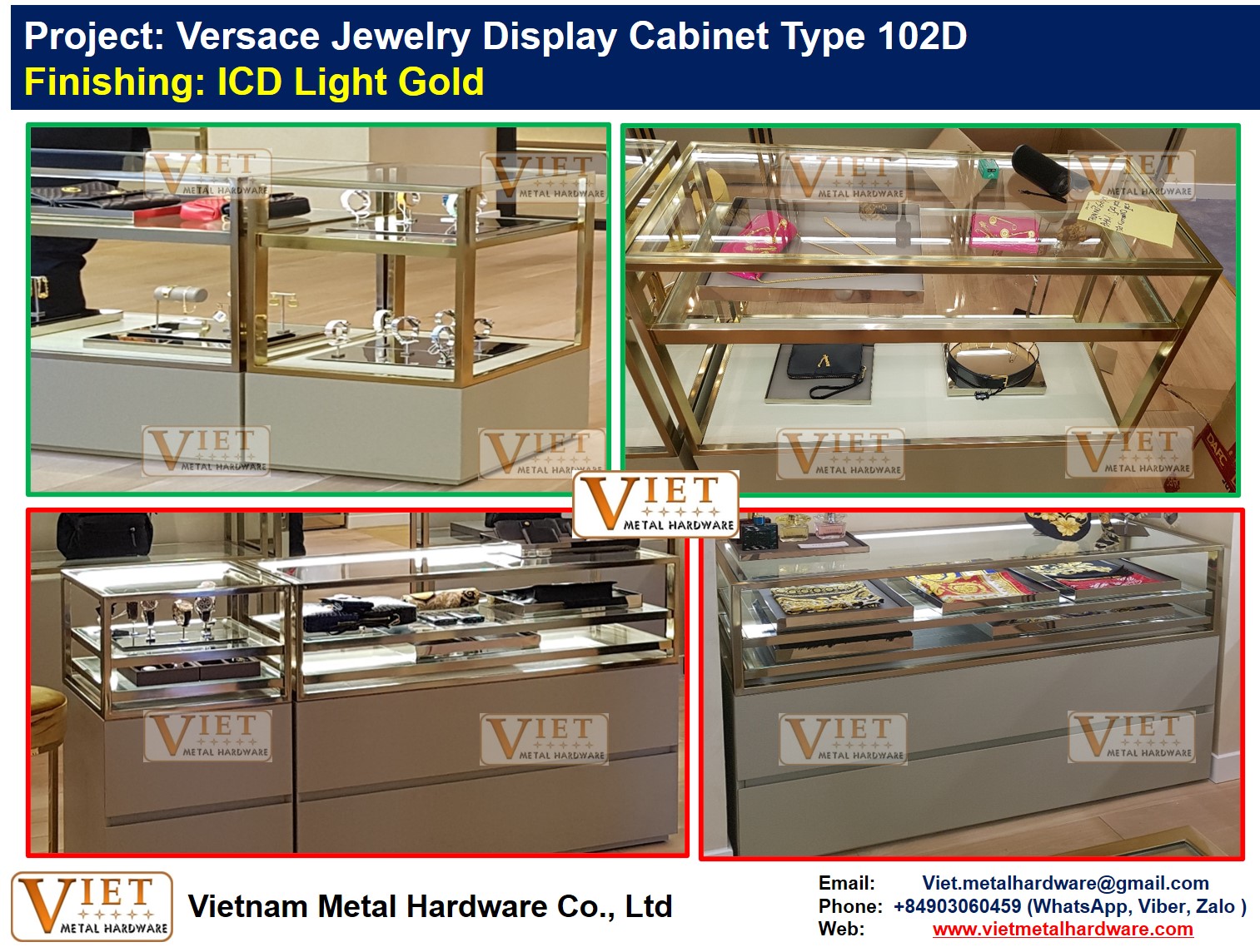 Versace Jewelry Display Cabinet Type 102D