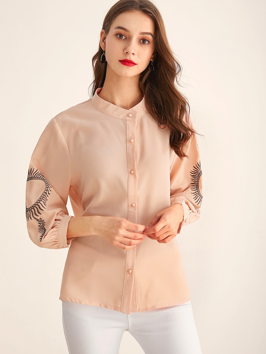 Áo Sơ Mi Boho Màu Vàng