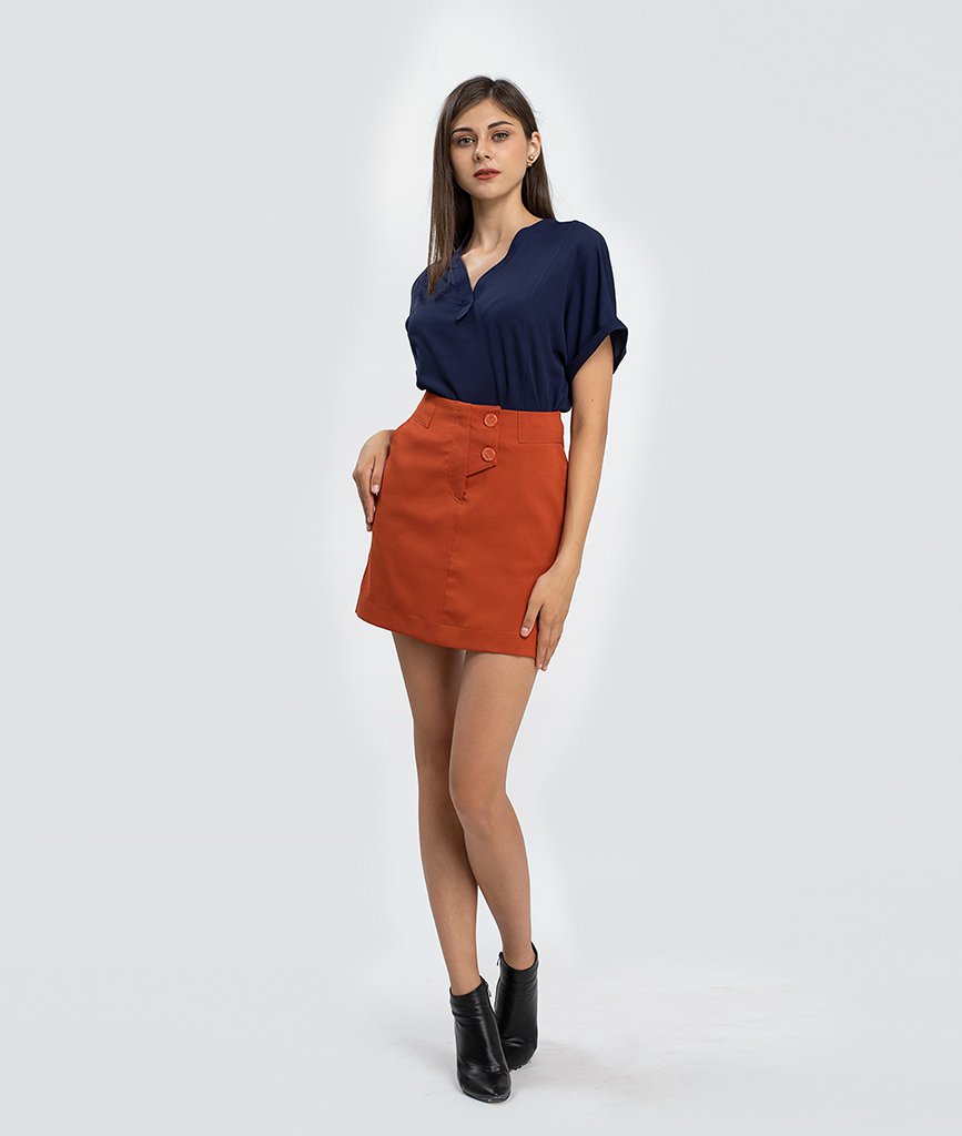 Váy A Tuytsi Mini Dẫn Chỉ
