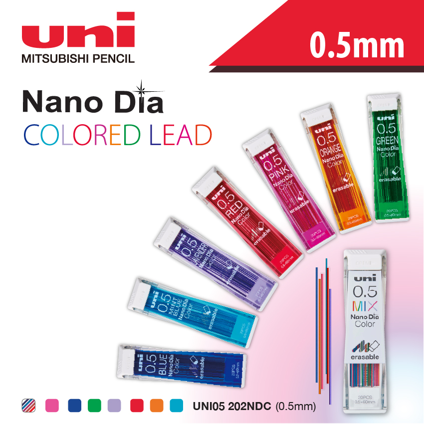 Ruột bút chì bấm UNI Nano Dia nét 0.5/0.7mm 202NDC