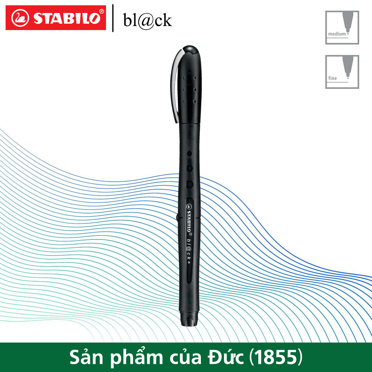 Bút ký STABILO bl@ck 1.0 mm BLKM