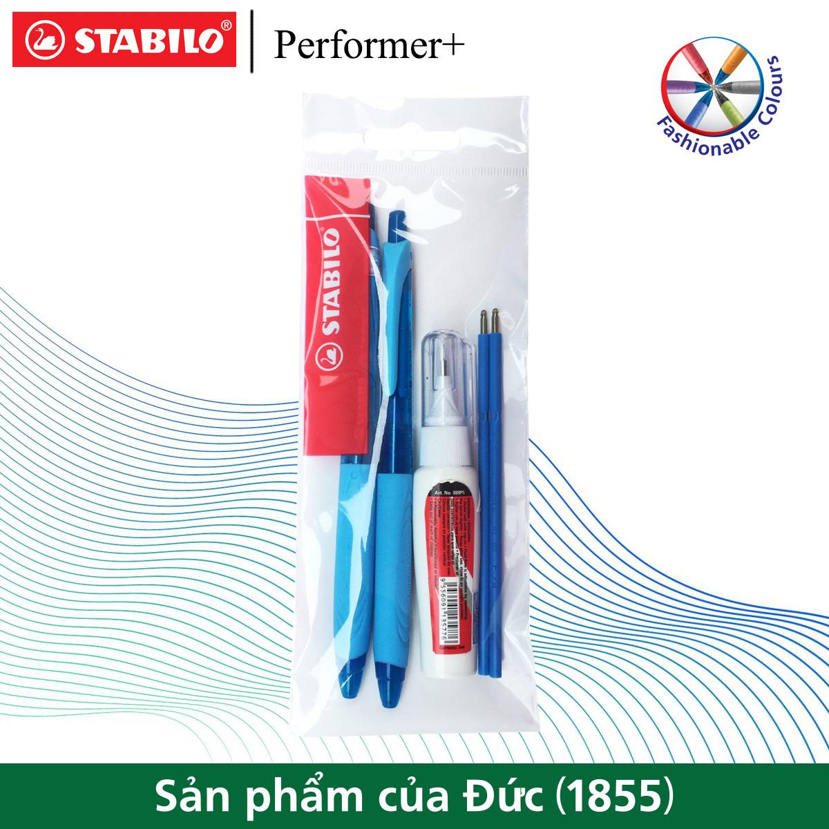 Bộ 2 cây bút bi STABILO Performer+ BP328XF 0.5mm