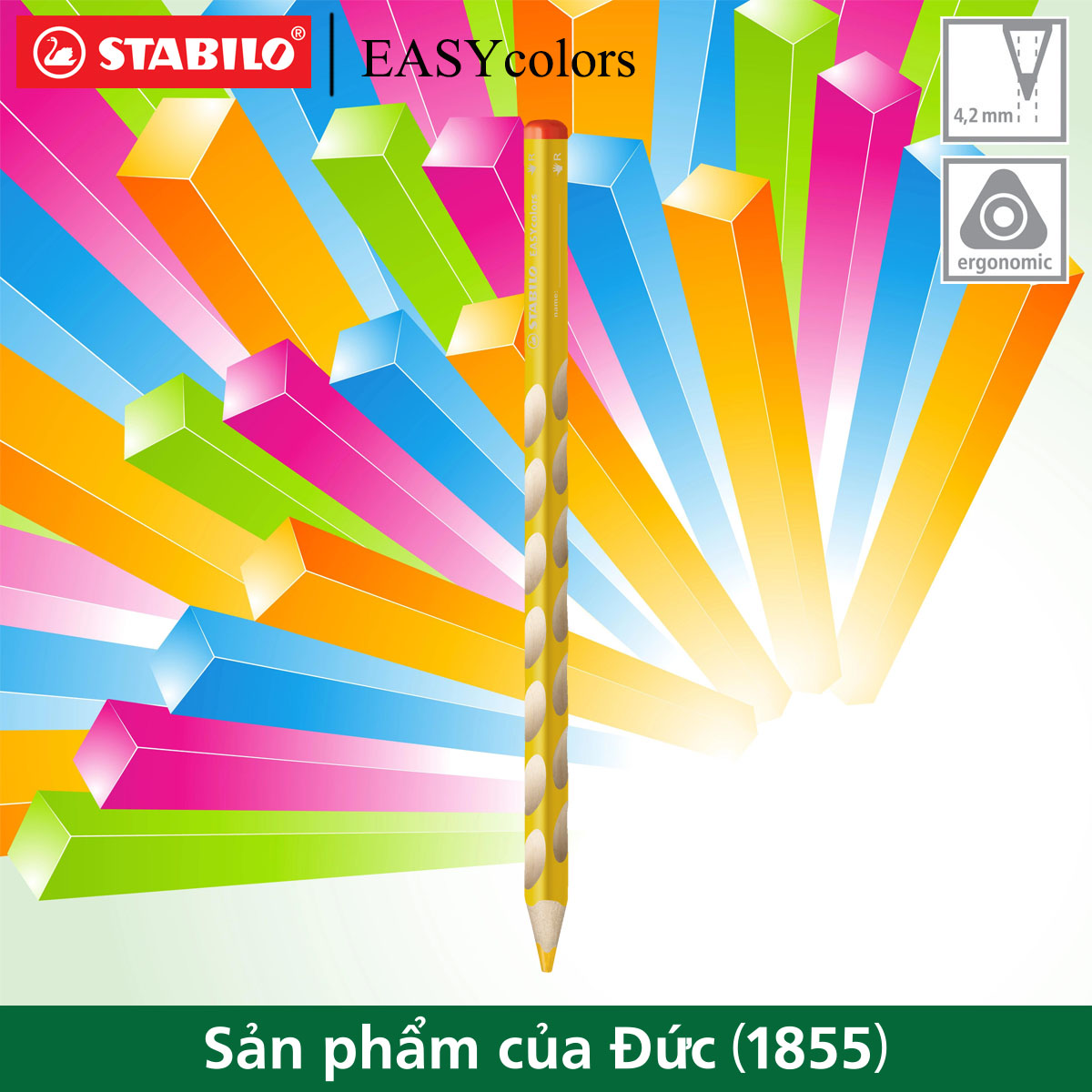 Bút chì màu thuận tay phải STABILO EASYcolors (CLE33R)