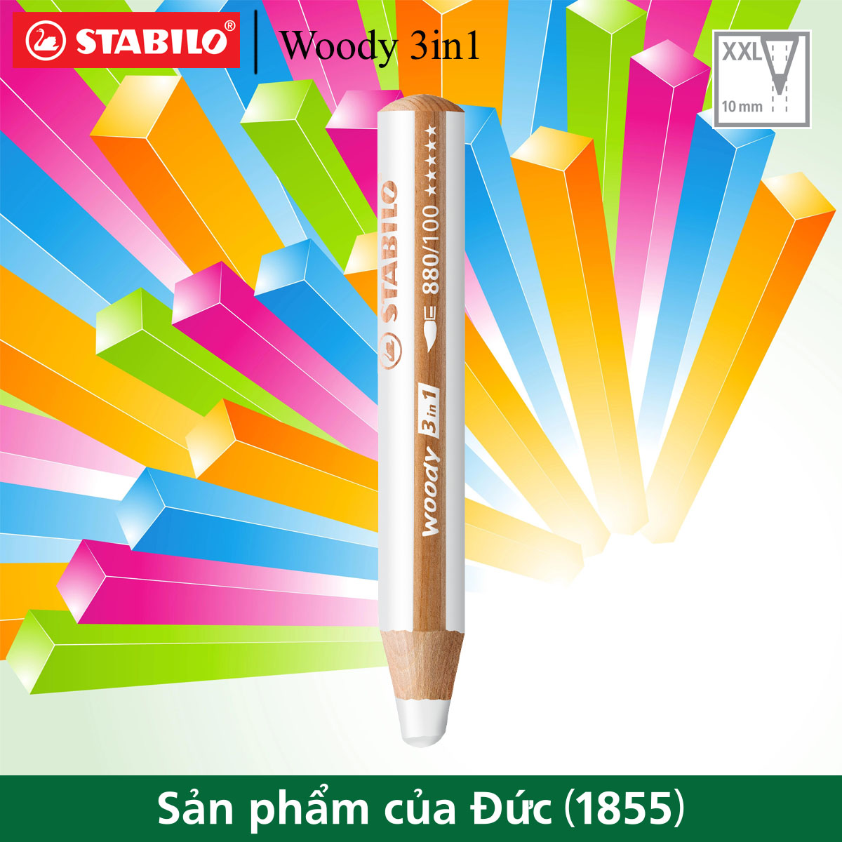 Bút chì màu STABILO Woody 3-in-1 880