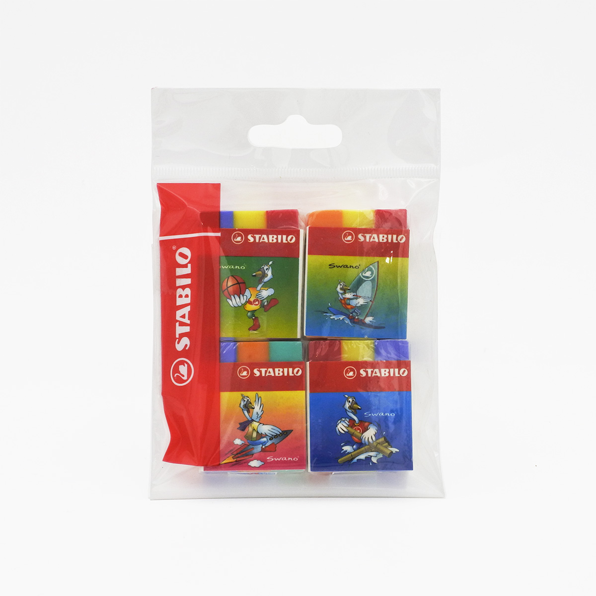 Bộ 4 gôm STABILO Yippy-plas 1195 (nhiều màu)