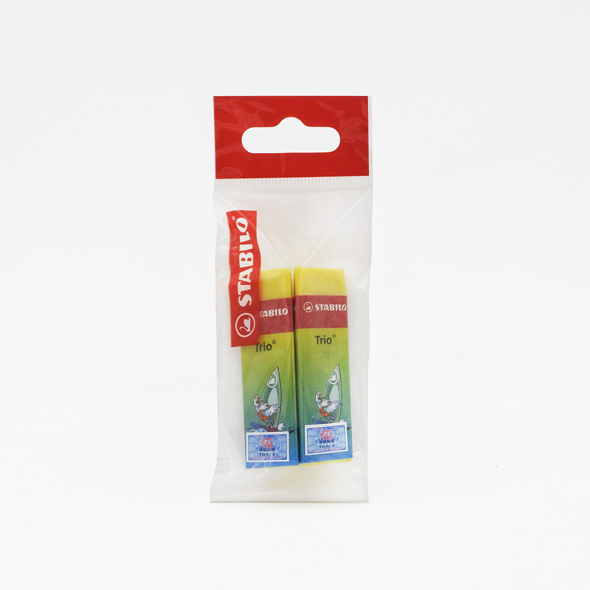 Bộ 2 tẩy STABILO Trio (nhiều màu)
