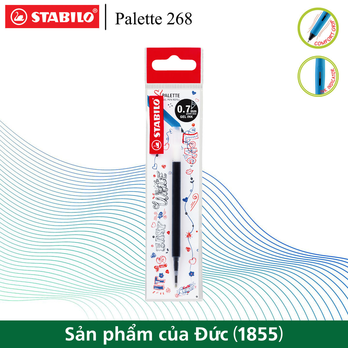 Ruột bút bi gel STABILO Palette