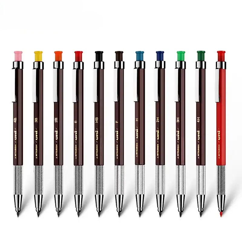 Bộ bút chì bấm phác thảo UNI MH-500 2.0mm + Ruột ULN