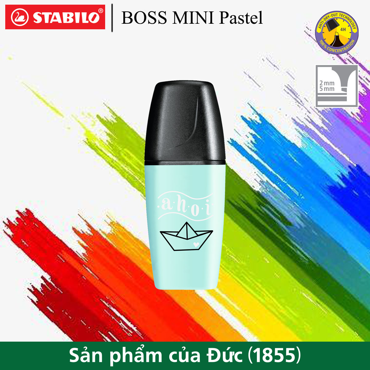 Bút dạ quang STABILO BOSS MINI 07 pastel