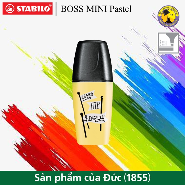 Bút dạ quang STABILO BOSS MINI 07 pastel