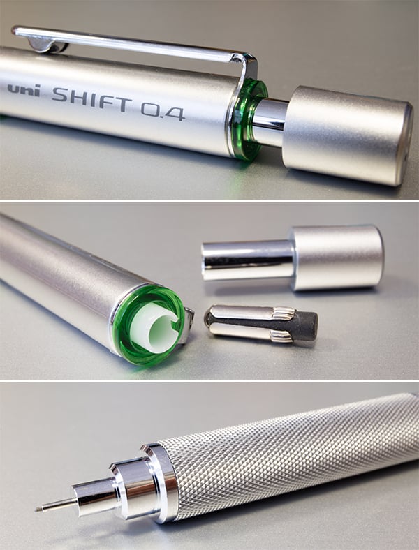 Bộ bút chì kim UNI SHIFT M3 / M4 / M5 / M7 / M9-1010 0.3 / 0.4 / 0.5 / 0.7 / 0.9MM