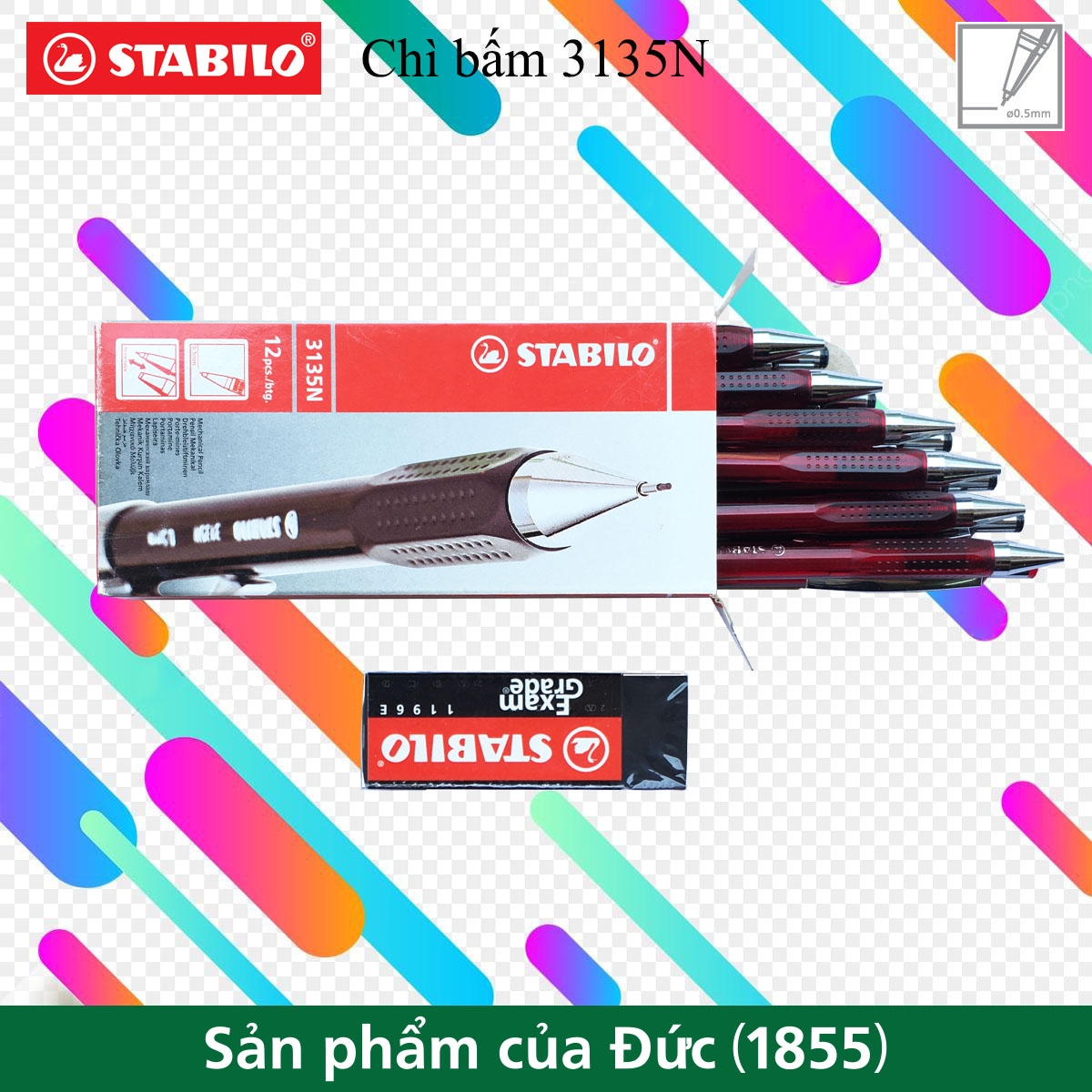 Hộp Bút chì bấm STABILO 3135N nét 0.5mm