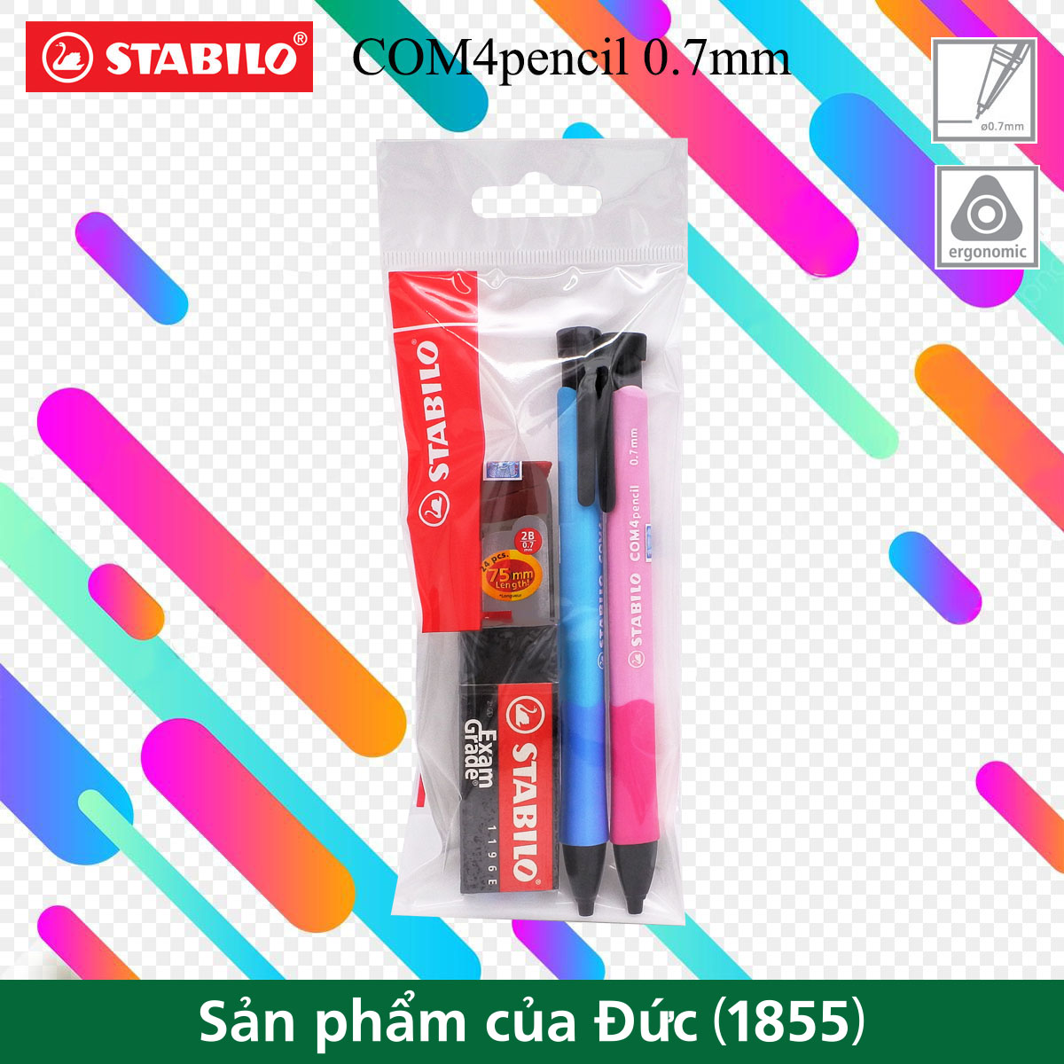 Combo bút chì bấm STABILO COM4pencil 6635/6637