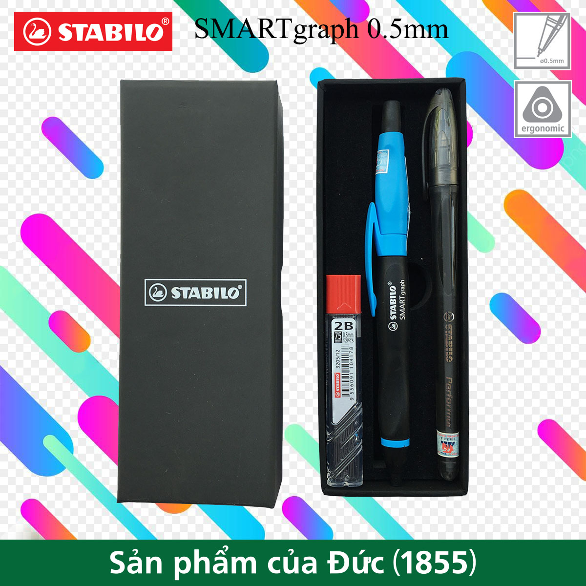 Combo bút chì bấm STABILO SMARTgraph 1842 0.5mm