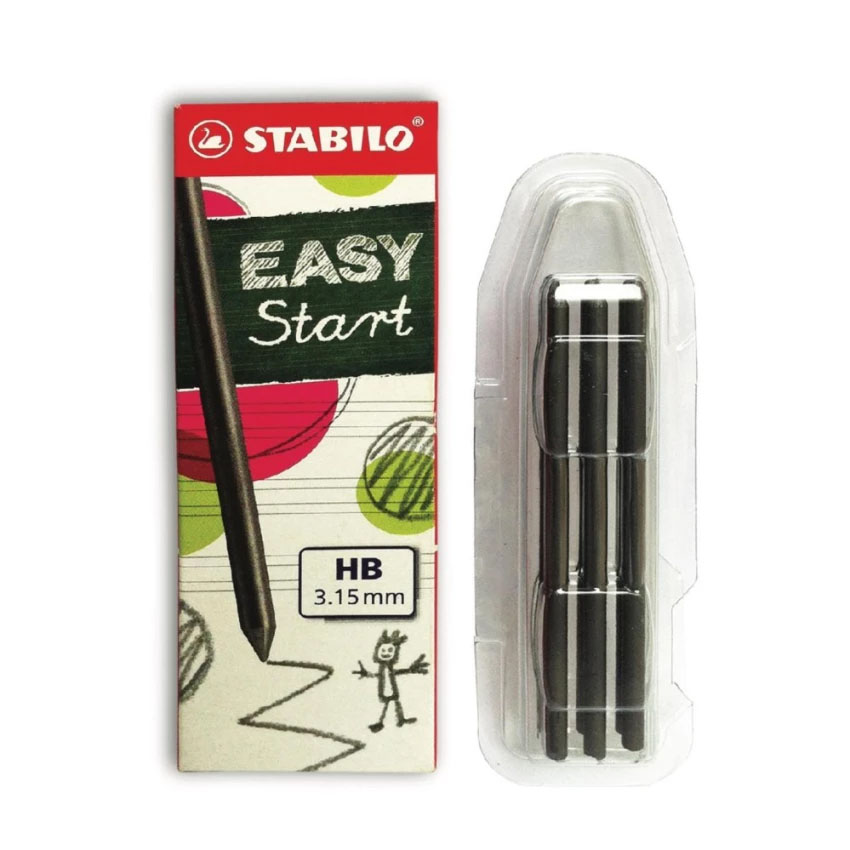 Ruột bút chì STABILO EASYoriginal 3.15, HB 6 ruột/ống (MPER79-6)