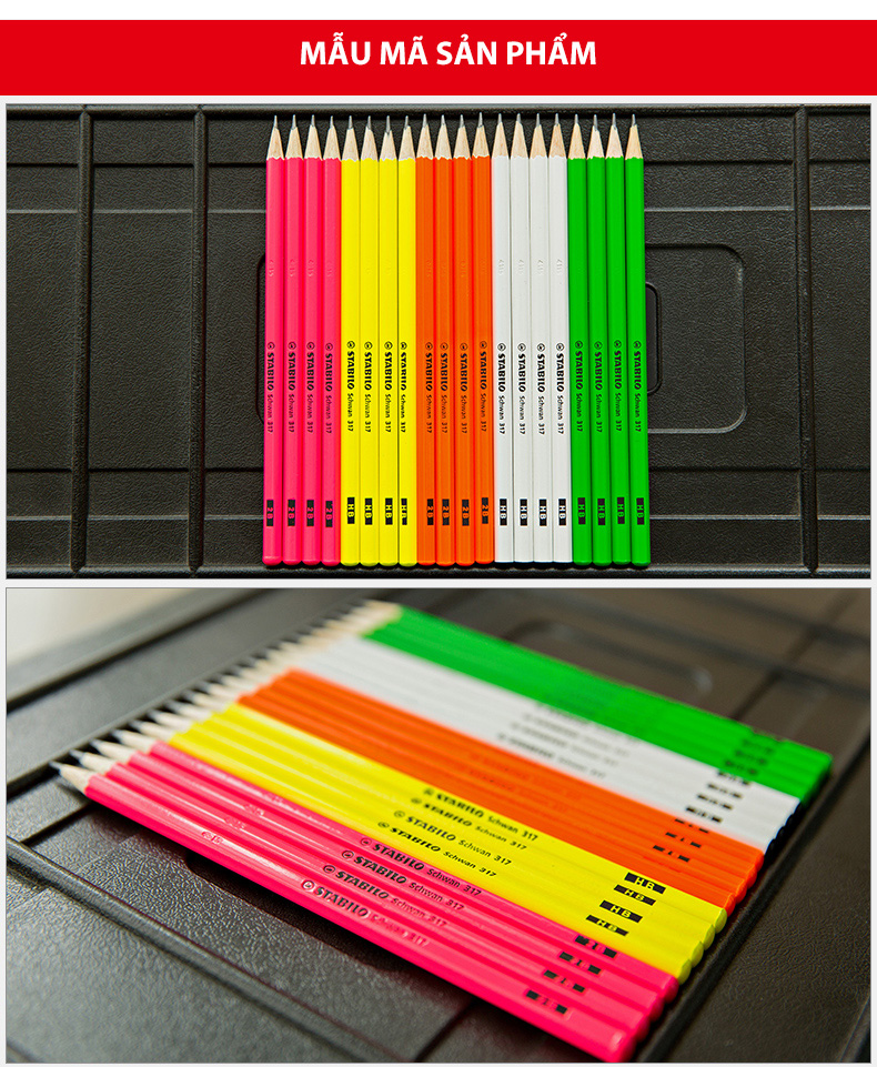 Combo bút chì gỗ STABILO Schwan 317