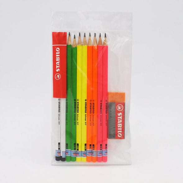 Bộ 10 bút chì gỗ STABILO Schwan 317 2B