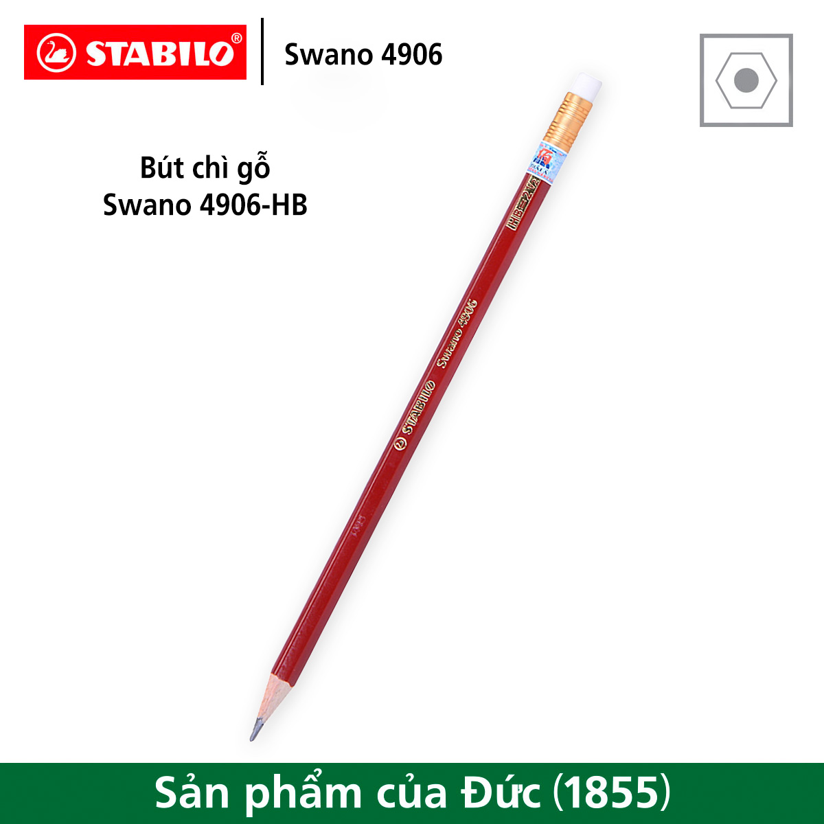 Bút chì gỗ STABILO Swano 4906 HB