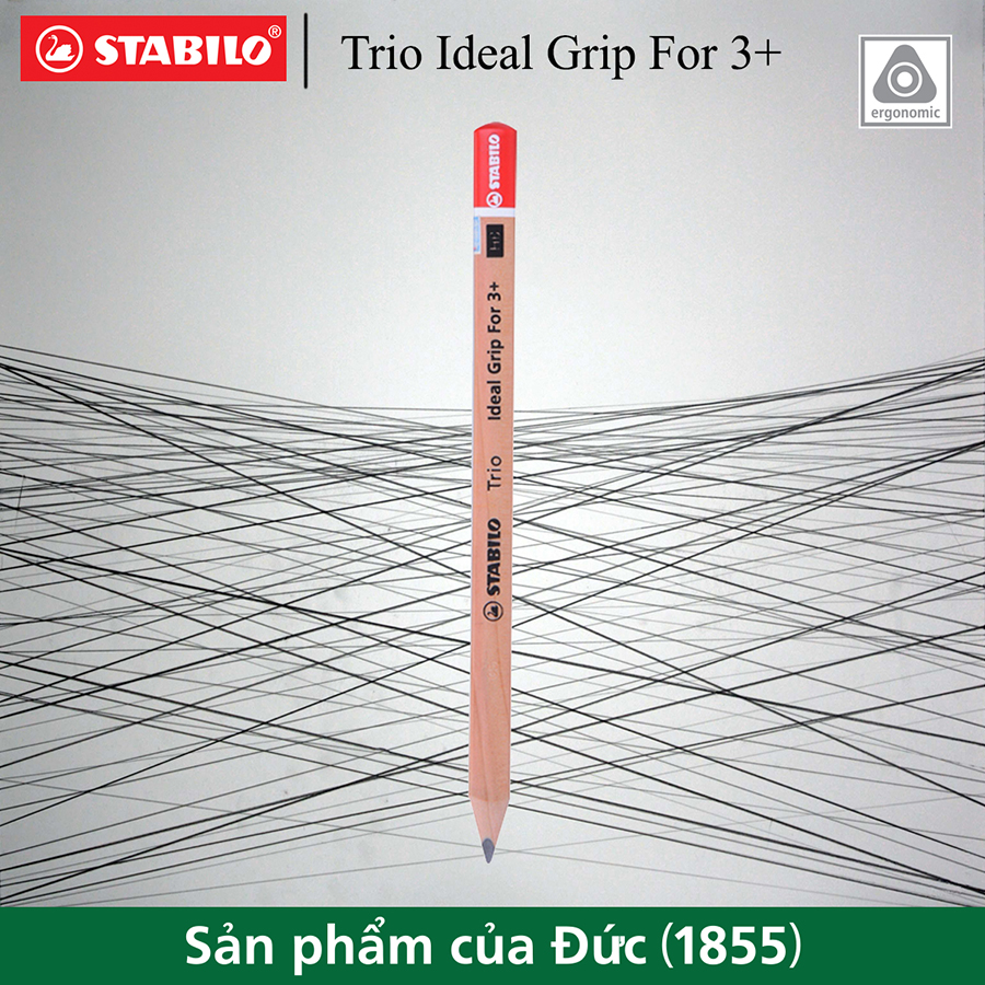 Bút chì gỗ phác thảo Jumbo STABILO Trio 362/398