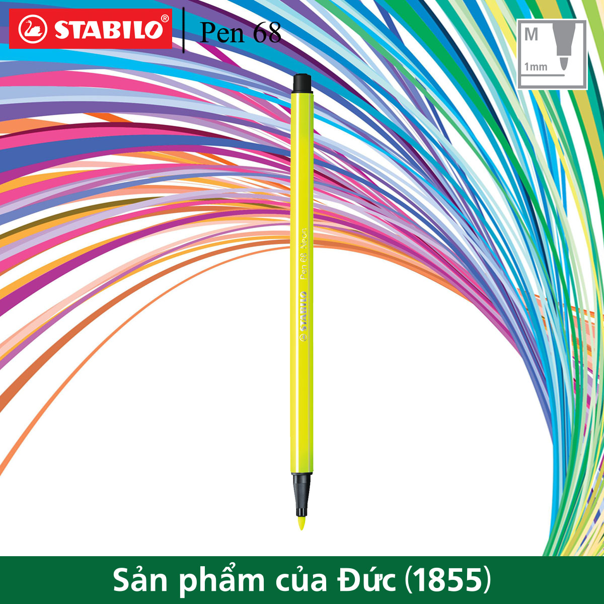 Bút lông màu STABILO Pen 68 1.0mm