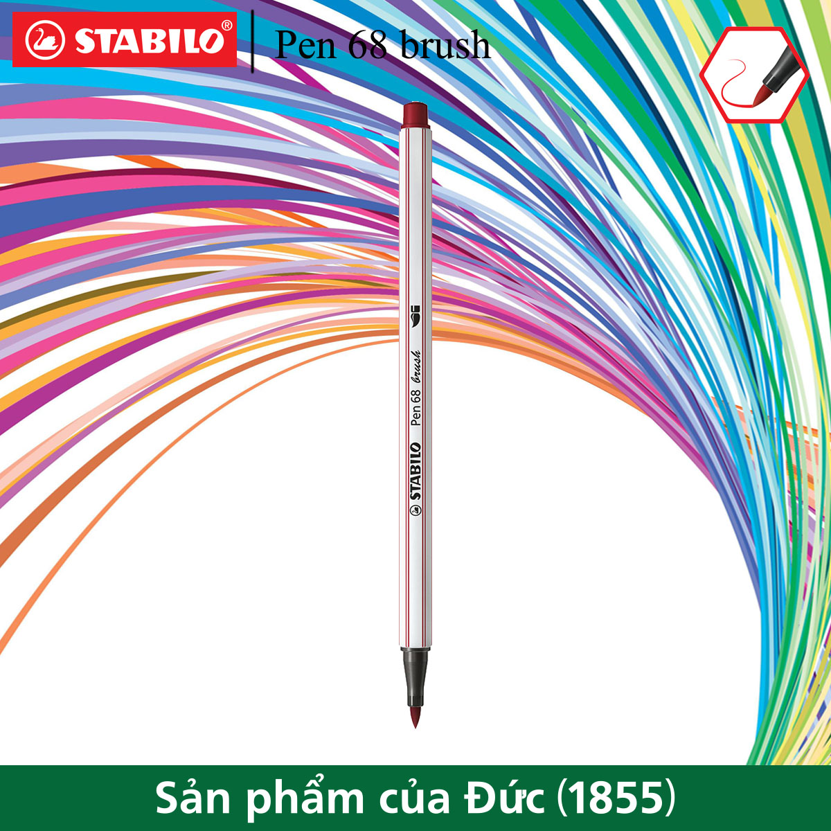 Bút lông màu STABILO Pen 68 brush PN68BR