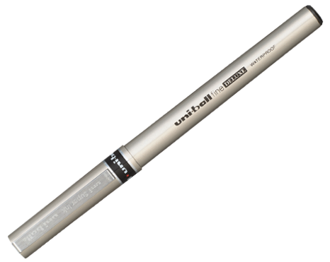 Bộ 3 bút bi nước nắp UNI-ball DELUXE fine 0.7mm (UB177)