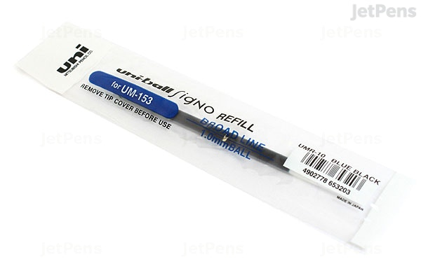 Ruột bút bi mực gel UNI-BALL SigNO BROAD WATERPROOF 1.0mm (UMR10)