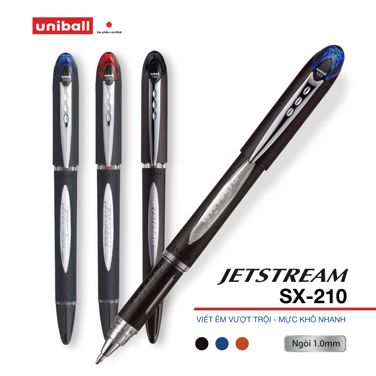 Bút bi nước UNI JETSTREAM