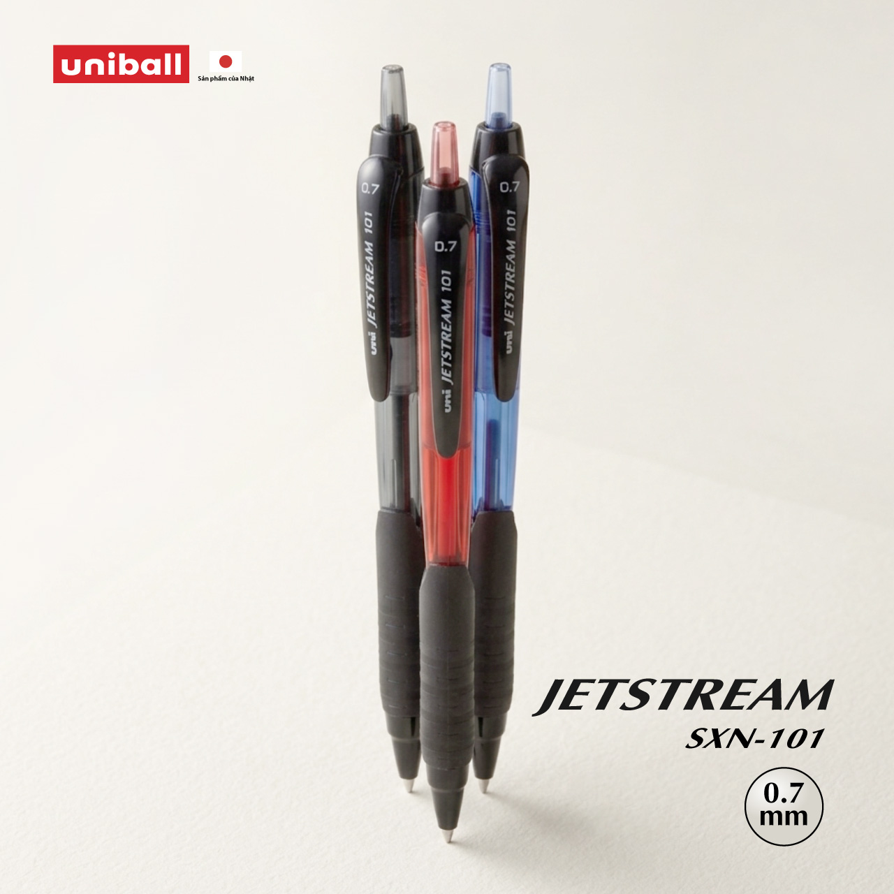 Bút bi bấm Uni Jetstream SXN101 0.7mm