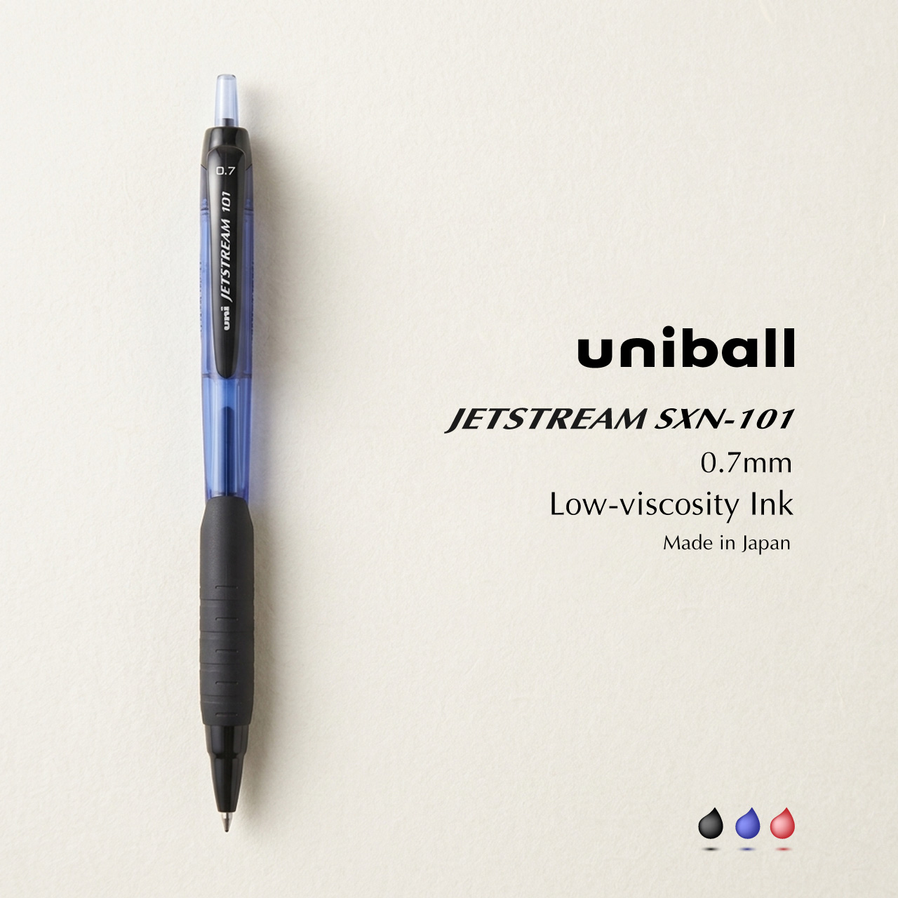 Bút bi bấm Uni Jetstream SXN101 0.7mm