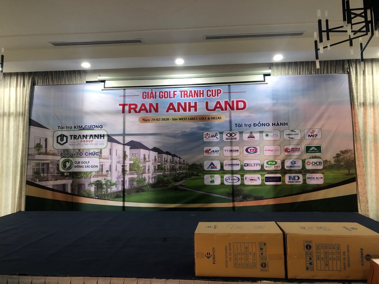 EURONOX THAM GIA GIẢI GOLF TRẦN ANH LAND