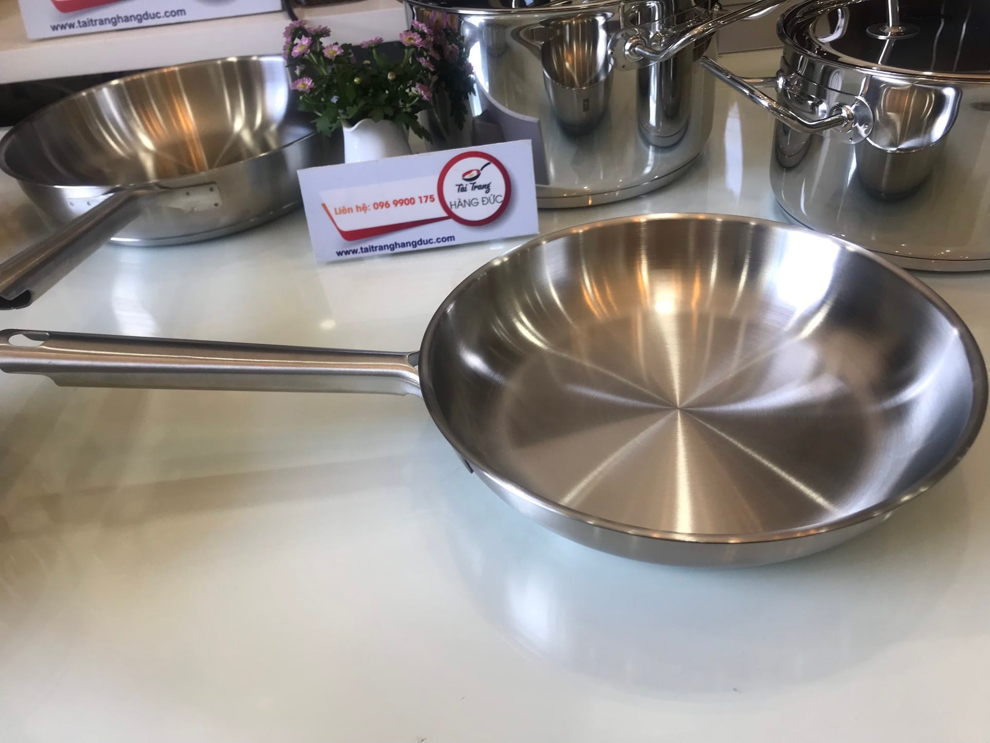 Chảo rán inox không chống dính Zwilling Base Tài Trang Hàng Đức