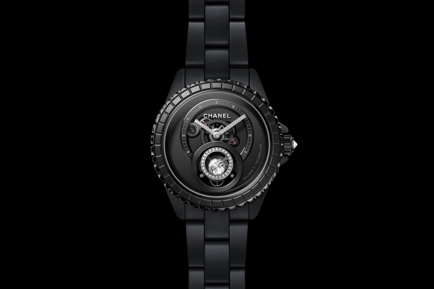 Chanel J12 Quartz Diamond White Dial Ladies Watch h6418