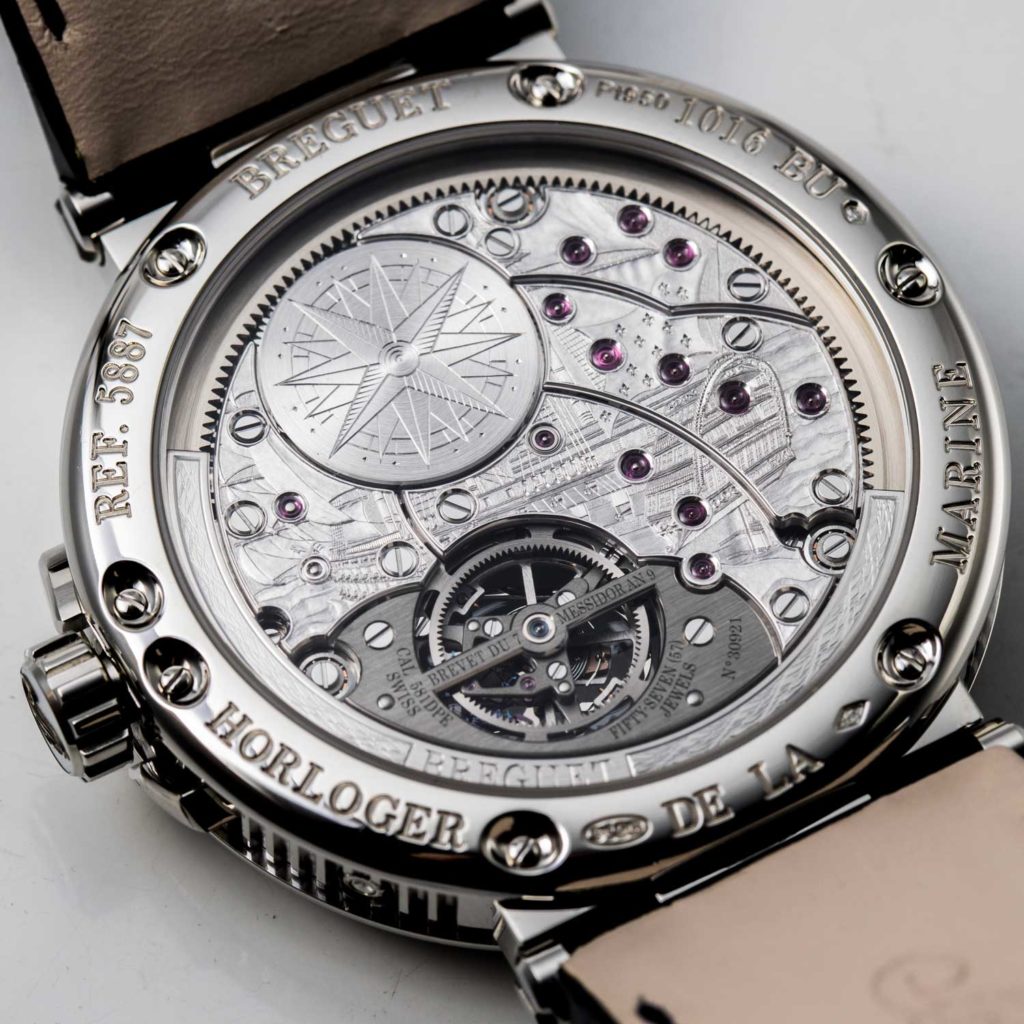 Chiếc đồng hồ nghệ thuật Breguet Marine Équation Marchante 5887