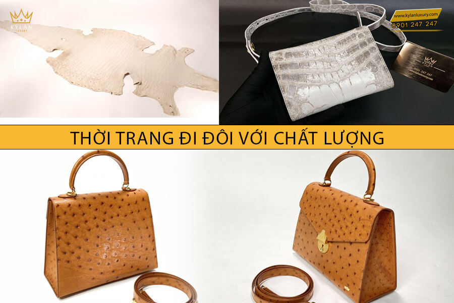 sản phẩm da thời trang chất lượng